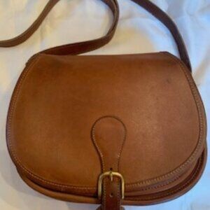 Rare Vintage 80s Coach Saddle Bag